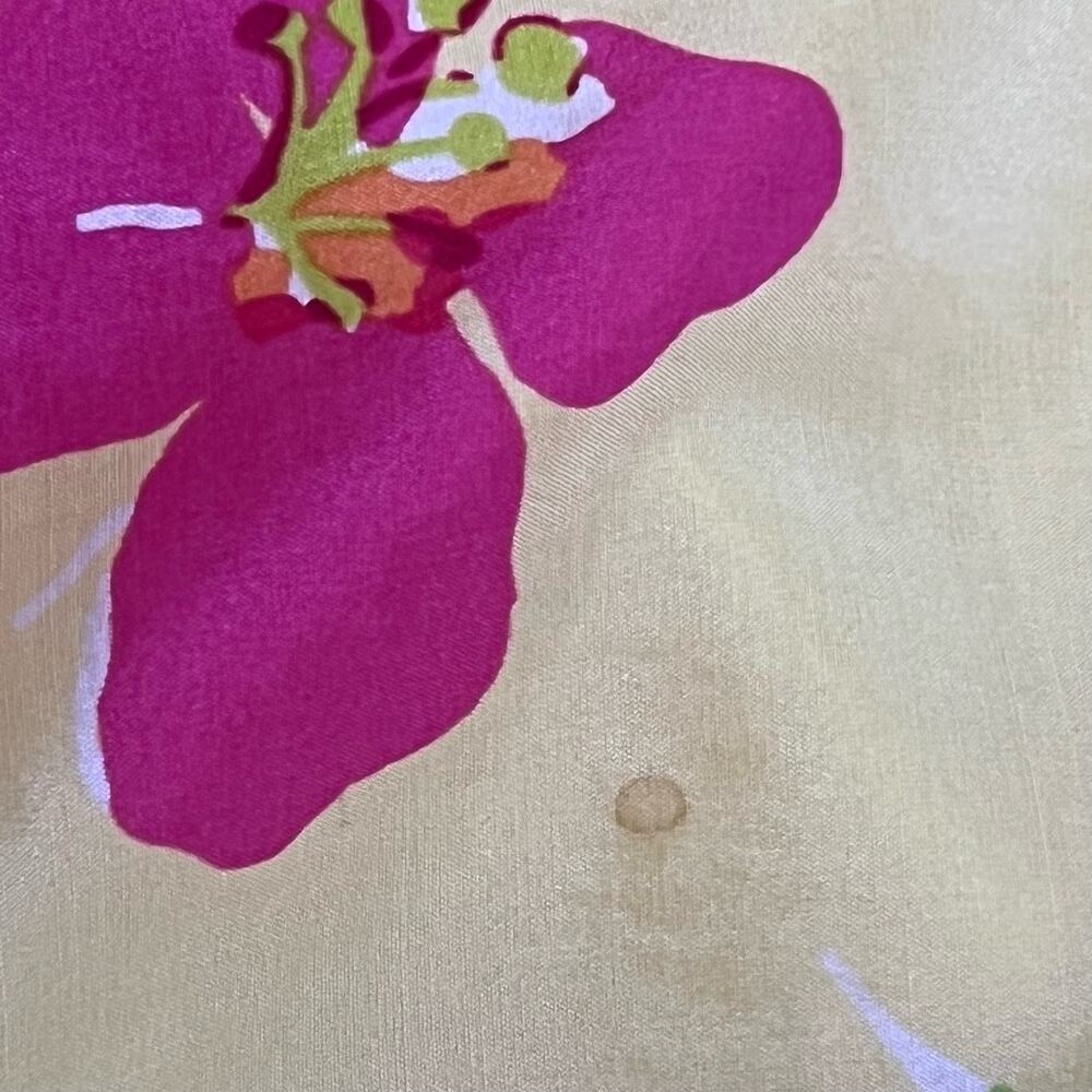 Lilly Pulitzer Women’s Strapless Silk Blend Tropical Floral Print Dress … - Picture 12 of 13